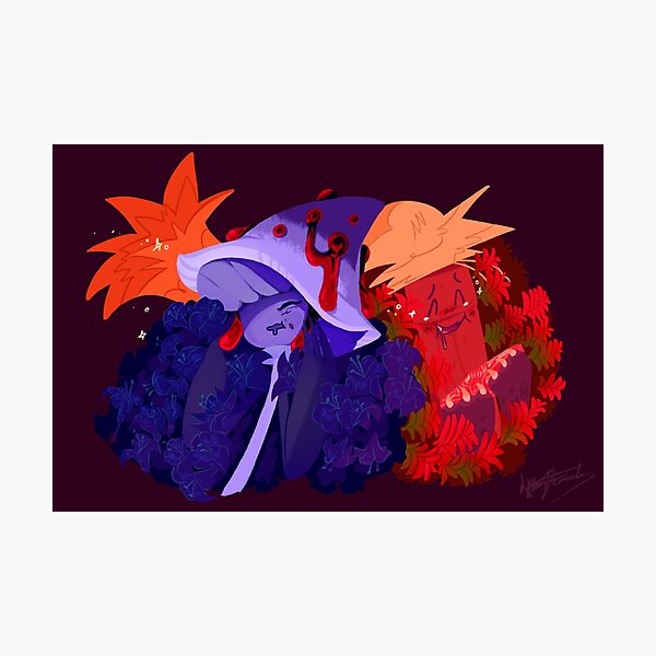 Mushroom & Dynamite Photographic Print