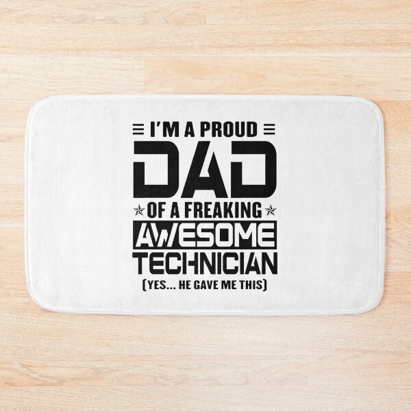 Item preview, I’m A Proud Dad Of A Freaking Awesome Technician, Funny Dad Shirt, Dad Of Technician Shirt, Dad Gifts, Christmas Gifts For Dad designed and sold by xlnv.