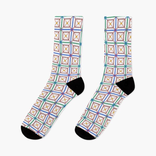 Item preview, X & Square Pixel Art Pattern designed and sold by jebi-garden.