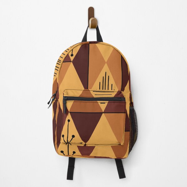 Artikelvorschau, Atomic Age Art Diamonds Ocker Kastanienbraun entworfen und verkauft von thepixelgarden.