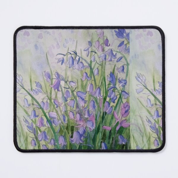 Item preview, Bluebells watercolour painting designed and sold by esvb.