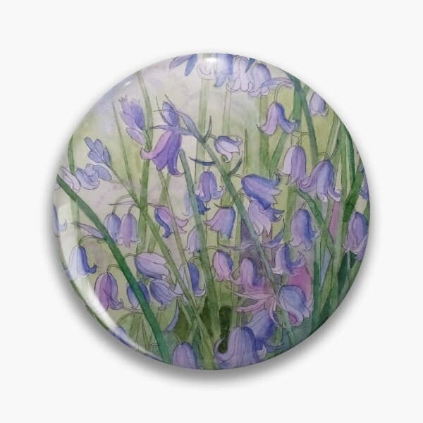 Item preview, Bluebells watercolour painting  designed and sold by esvb.