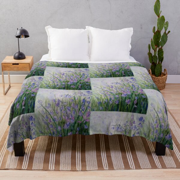 Item preview, Bluebells watercolour painting  designed and sold by esvb.