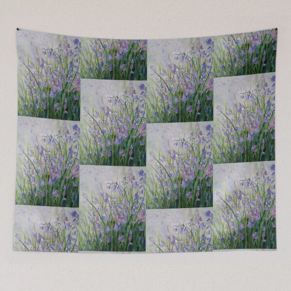 Item preview, Bluebells watercolour painting  designed and sold by esvb.