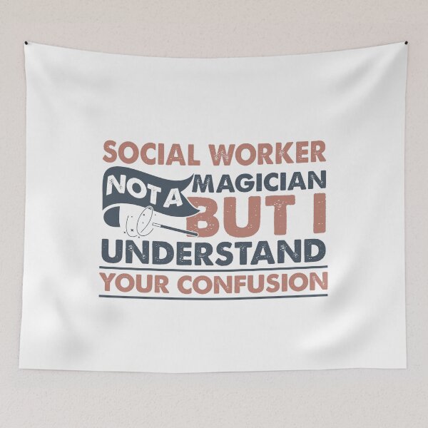 Item preview, Social Worker Not A Magician But I Understand Your Confusion designed and sold by Mmmm3344.