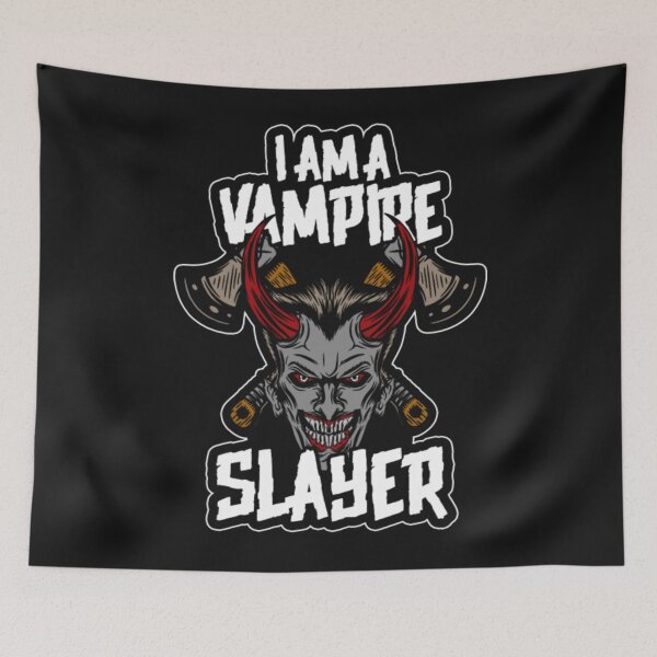 Item preview, Vampire blood scary Slayer Warrior designed and sold by ClamenTaon.