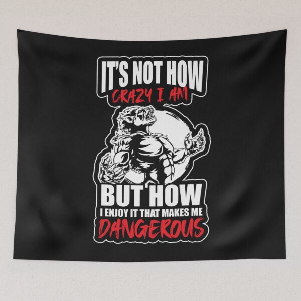Item preview, Crazy Wolf monster Horror night Dangerous designed and sold by ClamenTaon.