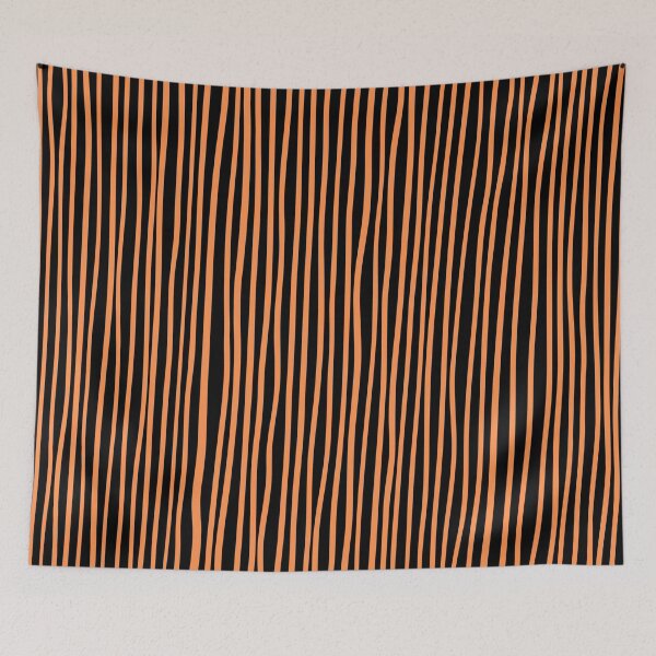 Item preview, halloween stripes, orange, black designed and sold by cutecrazytshirt.
