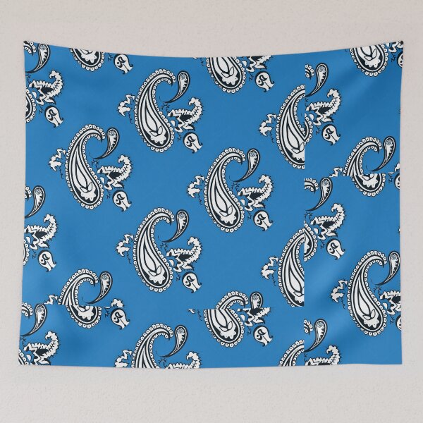 Item preview, Blue Bandana Style Print designed and sold by Tricky1369.