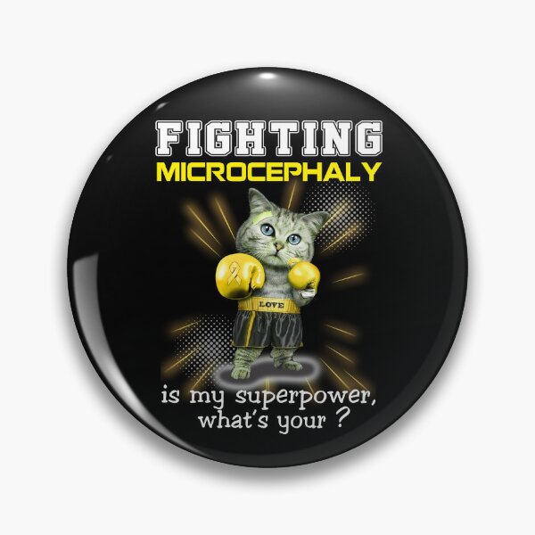 Item preview, Funny Cat Fighting Microcephaly Is My Superpower What's Your designed and sold by Kohend.