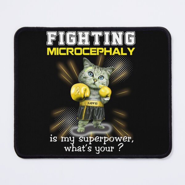 Item preview, Funny Cat Fighting Microcephaly Is My Superpower What's Your designed and sold by Kohend.