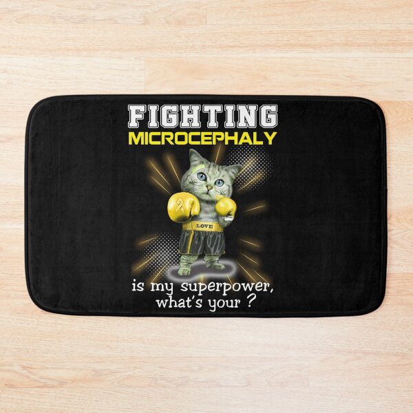 Item preview, Funny Cat Fighting Microcephaly Is My Superpower What's Your designed and sold by Kohend.