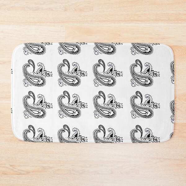 Item preview, White/ Black Outline Bandana Style Print designed and sold by Tricky1369.