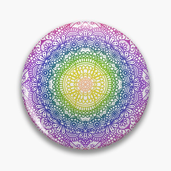 Item preview, Rainbow Mandala designed and sold by CelestialPep.