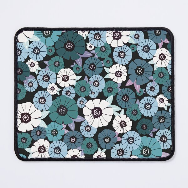 Item preview, Flores en negrita - Multi azul designed and sold by KBurnsArt.