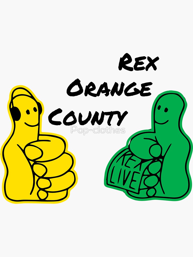 Rex Orange County Tour Sticker By Pop Clothes Redbubble 8213