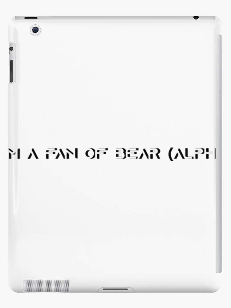 Bear Alpha The Bear iPad Case & Skin by Ismashadow2