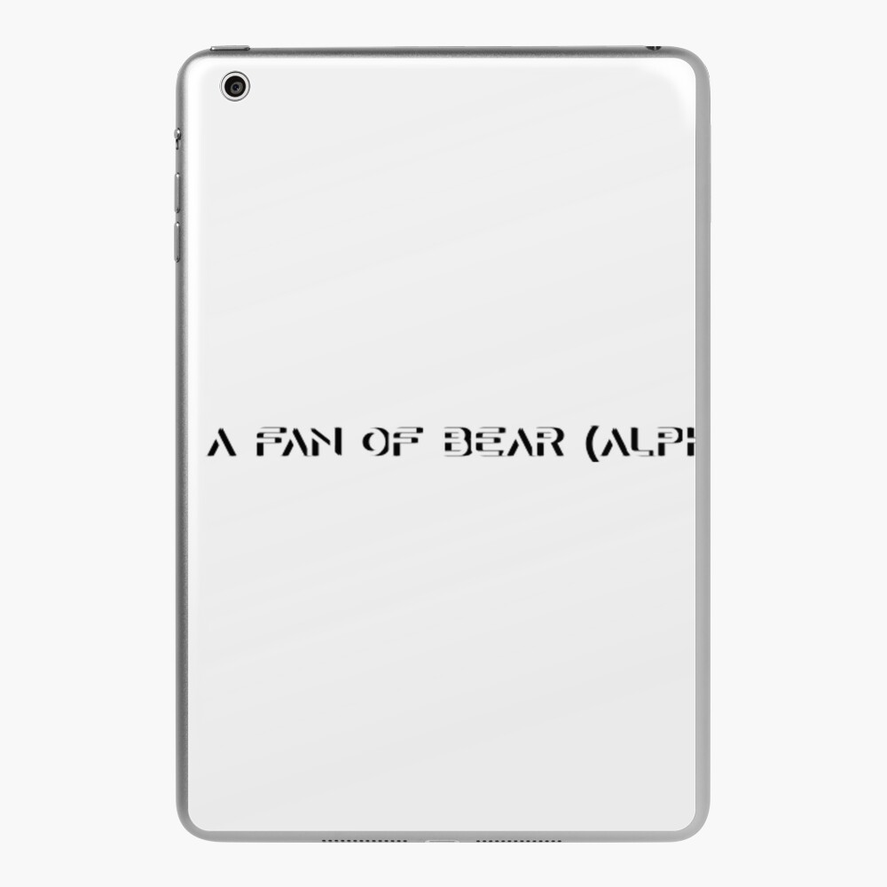 Bear alpha Bear Default iPad Case & Skin by Ismashadow2