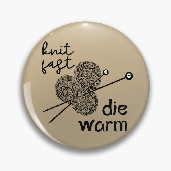 Item preview, knit fast die warm  designed and sold by sandpiperstudio.