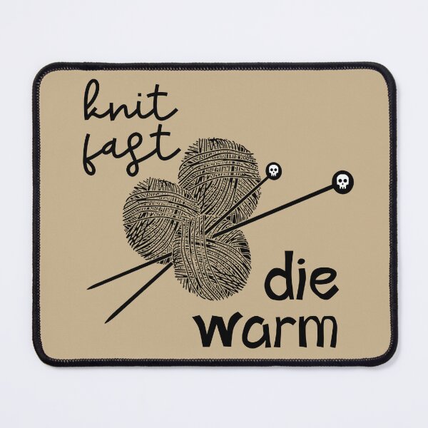 Item preview, knit fast die warm  designed and sold by sandpiperstudio.
