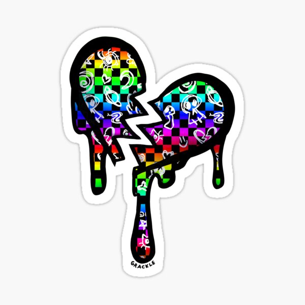 Item preview, Neon Scribble Checkerboard designed and sold by JanGrackle.