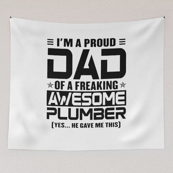 Item preview, I’m A Proud Dad Of A Freaking Awesome Plumber, Funny Dad Shirt, Dad Of Plumber Shirt, Dad Gifts, Christmas Gifts For Dad designed and sold by xlnv.