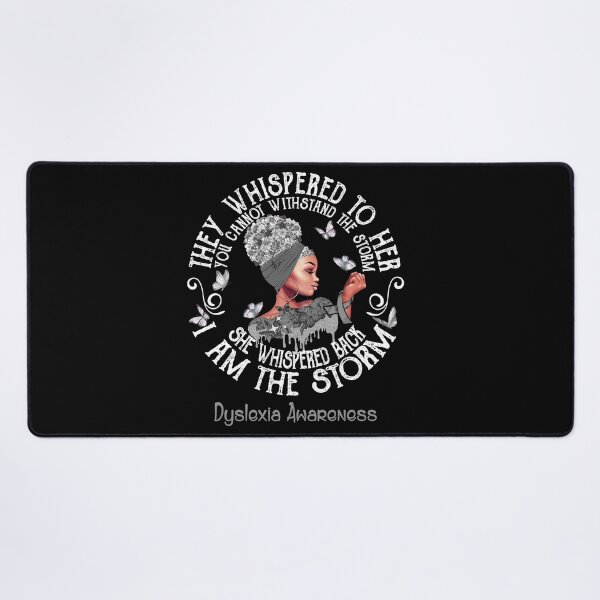 Item preview, Black Girl Fighter Strong I Am The Storm Dyslexia Awareness designed and sold by Mnrshirley.