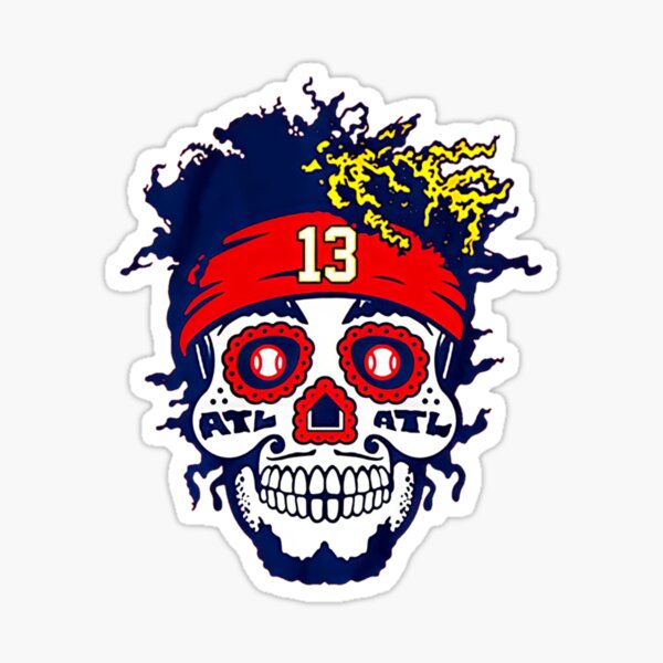 Official Atlanta Braves Ronald Acuña Jr Sugar Skull Shirt, hoodie