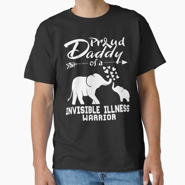 Item preview, Proud Daddy Of A Invisible Illness Warrior designed and sold by Hatjar.