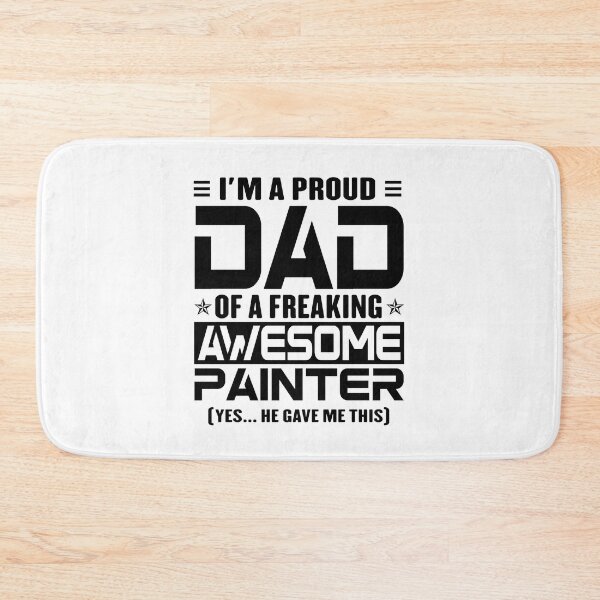 Item preview, I’m A Proud Dad Of A Freaking Awesome Painter, Funny Dad Shirt, Dad Of Painter Shirt, Dad Gifts, Christmas Gifts For Dad designed and sold by xlnv.