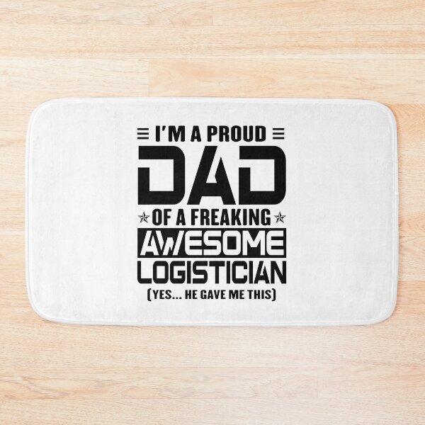 Item preview, I’m A Proud Dad Of A Freaking Awesome Logistician, Funny Dad Shirt, Dad Of Logistician Shirt, Dad Gifts, Christmas Gifts For Dad designed and sold by xlnv.