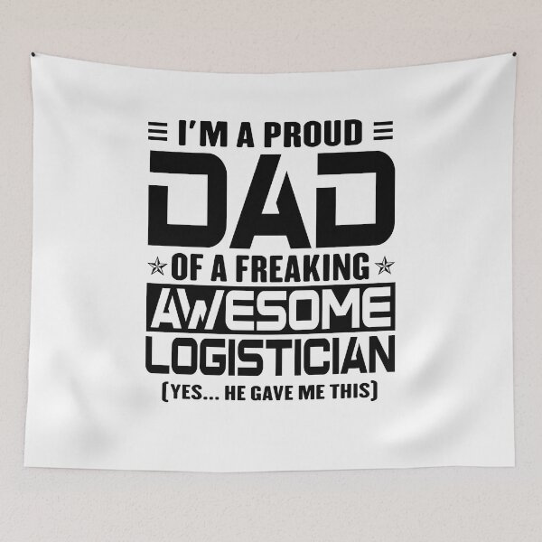 Item preview, I’m A Proud Dad Of A Freaking Awesome Logistician, Funny Dad Shirt, Dad Of Logistician Shirt, Dad Gifts, Christmas Gifts For Dad designed and sold by xlnv.