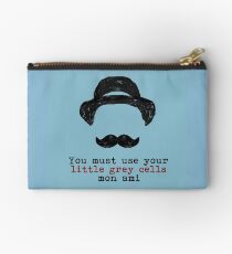 Agatha Christie: Hercule Poirot - Little Grey Cells (Light Blue) Zipper Pouch