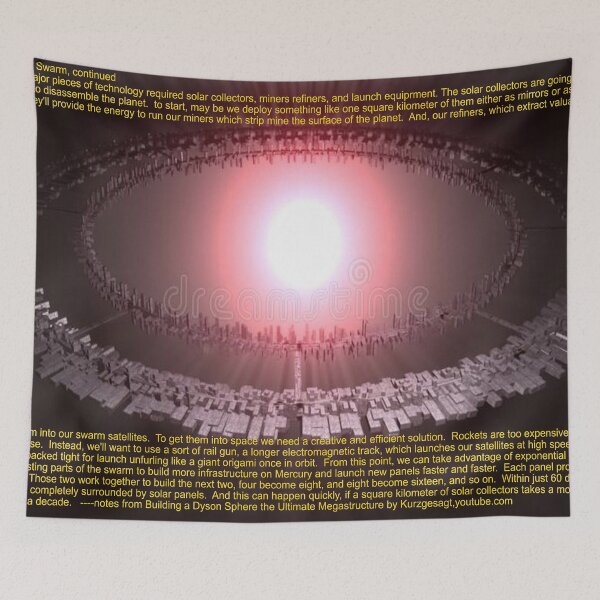 Item preview, Dyson Swarm 3 Art designed and sold by Alicefish.