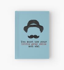 Cuaderno de tapa dura Agatha Christie: Hercule Poirot - Pequeñas células grises (azul claro)