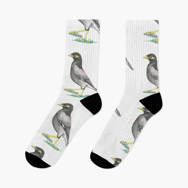 Item preview, Myna in Flip Flops designed and sold by JimsBirds.