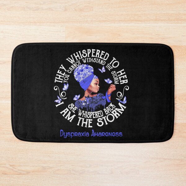 Item preview, Black Girl Fighter Strong I Am The Storm Dyspraxia Awareness designed and sold by Mnrshirley.