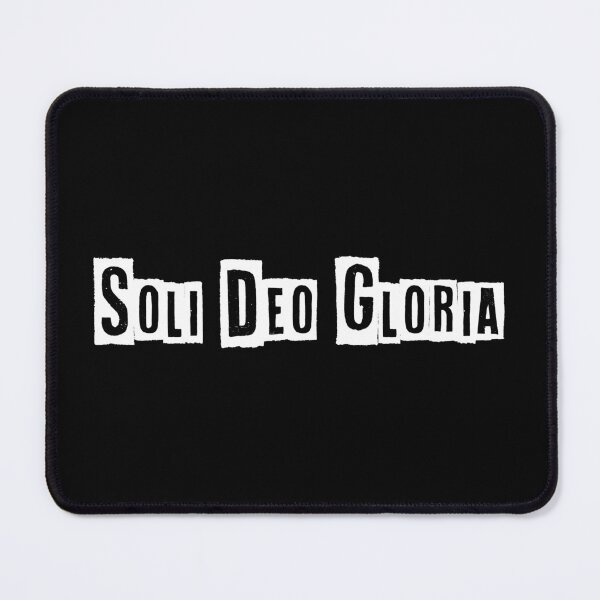 Item preview, White Soli Deo Gloria sketch block design designed and sold by Patrick Chastain.