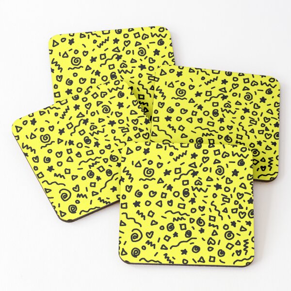 Item preview, Black and Yellow Geometric Doodle designed and sold by Syd’s Shop.