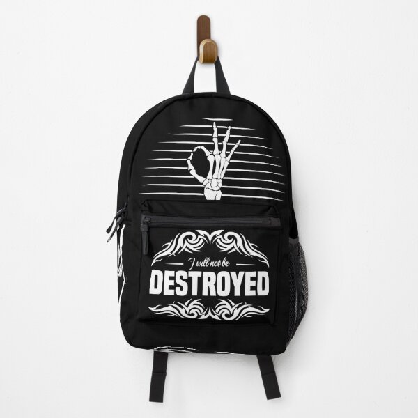 Item preview, I WILL NOT BE DESTROYED for all motivation  designed and sold by TheLuckyShirts.