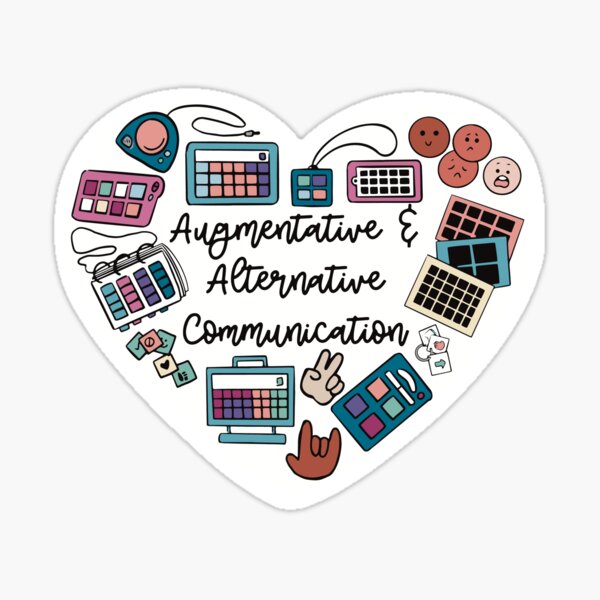 Item preview, AAC heart design  designed and sold by DrawntoAAC.