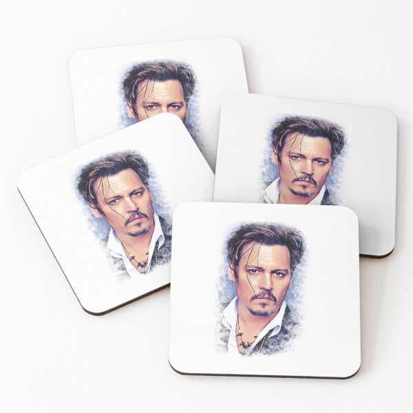 Item preview, Johnny Depp Wallpaper Art Painting designed and sold by Wrestee.