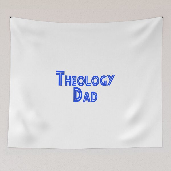 Item preview, Blue Theology Dad Lines retro letters designed and sold by Patrick Chastain.