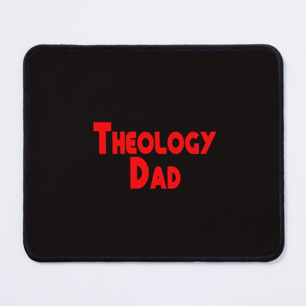 Item preview, Red Theology Dad simple retro letters designed and sold by Patrick Chastain.