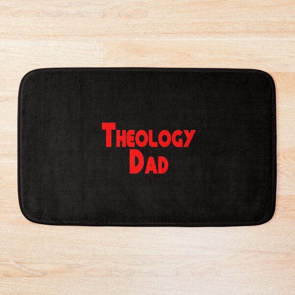 Item preview, Red Theology Dad simple retro letters designed and sold by Patrick Chastain.