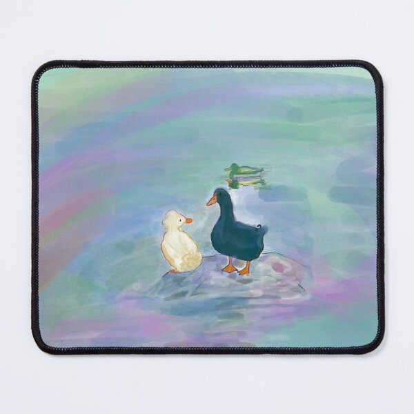 Item preview, FRIENDLY DUCKS on a green pond designed and sold by MonicaArtist.