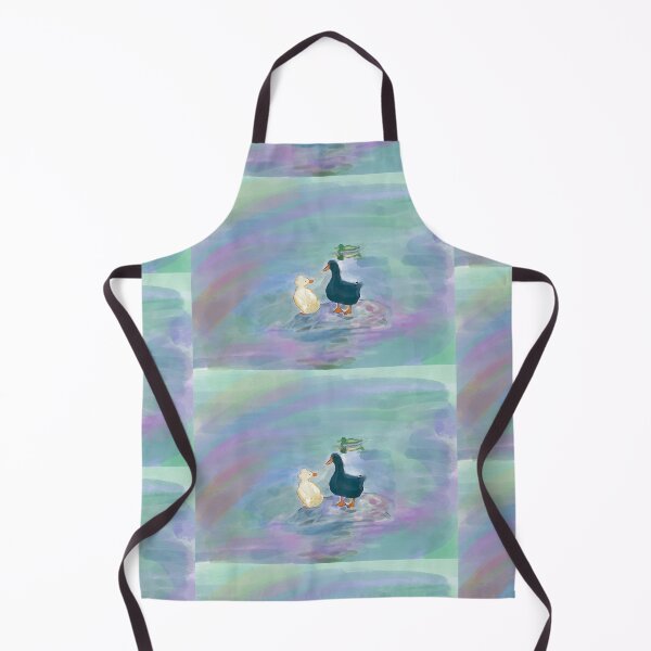 Item preview, FRIENDLY DUCKS on a green pond designed and sold by MonicaArtist.