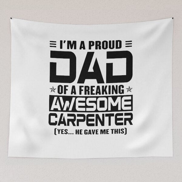 Item preview, I’m A Proud Dad Of A Freaking Awesome Carpenter, Funny Dad Shirt, Dad Of Carpenter Shirt, Dad Gifts, Christmas Gifts For Dad designed and sold by xlnv.