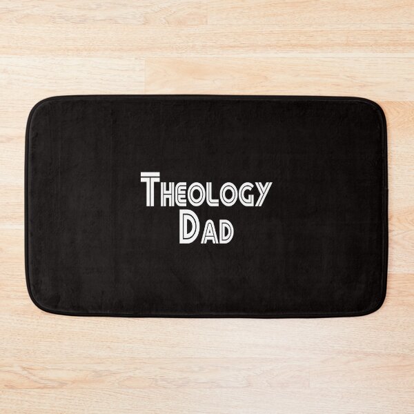 Item preview, White retro lines Theology Dad simple letters designed and sold by Patrick Chastain.