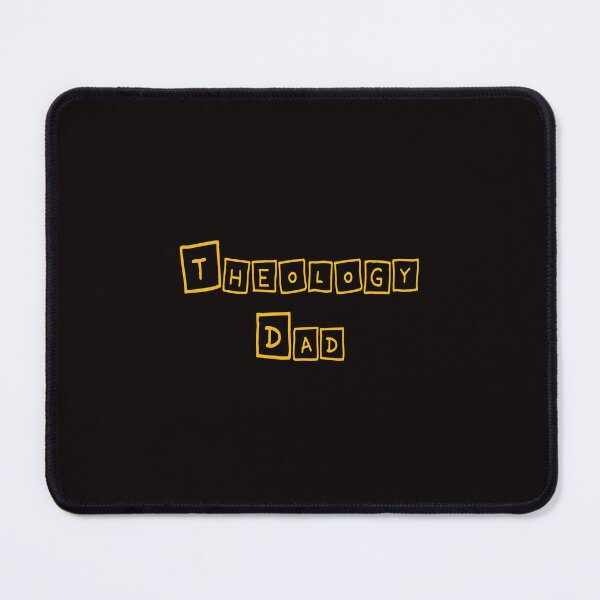 Item preview, Yellow block square retro Theology Dad simple letters designed and sold by Patrick Chastain.